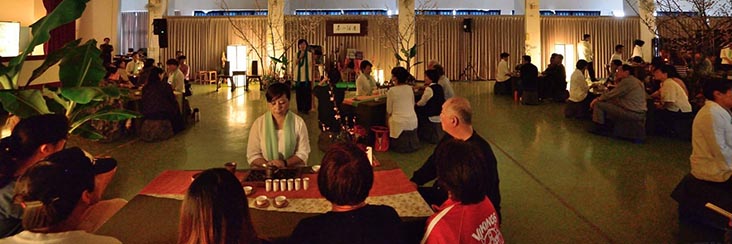The Living Art of Tea Club's annual event at the Lugu Farmers' Association in Nantou, Taiwan