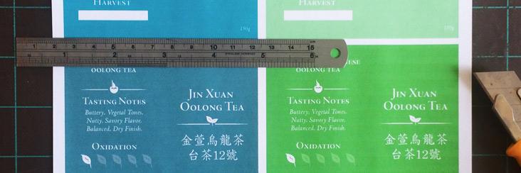 Eco-Cha's new labels