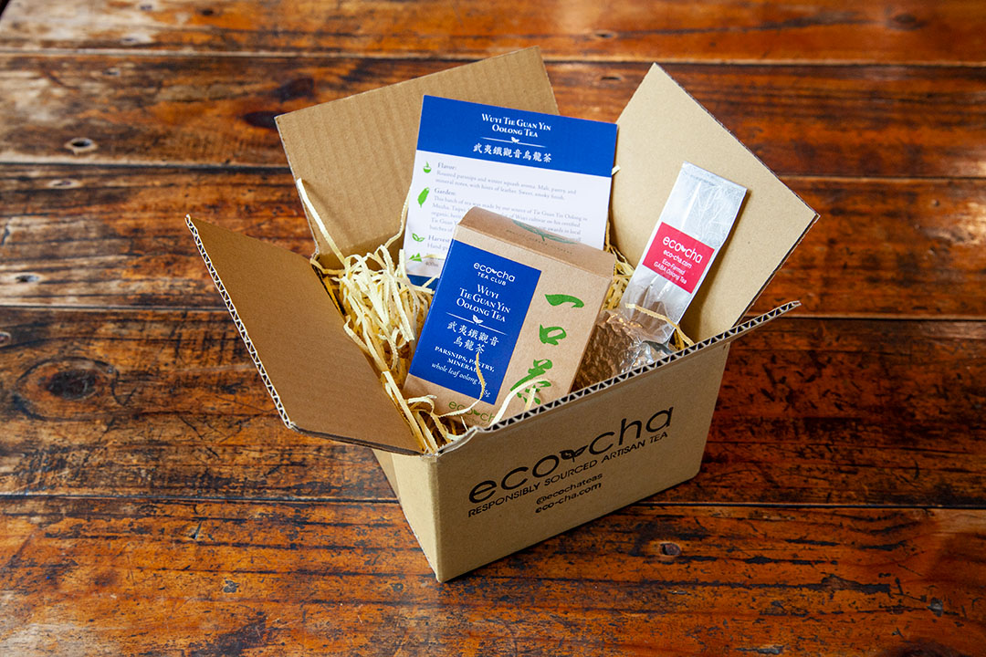 Eco-Cha Tea Club tea box