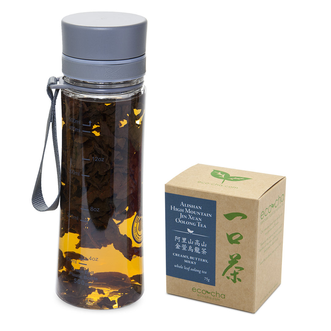 Cold Brew Bottle + Alishan High Mountain Jin Xuan Oolong Tea