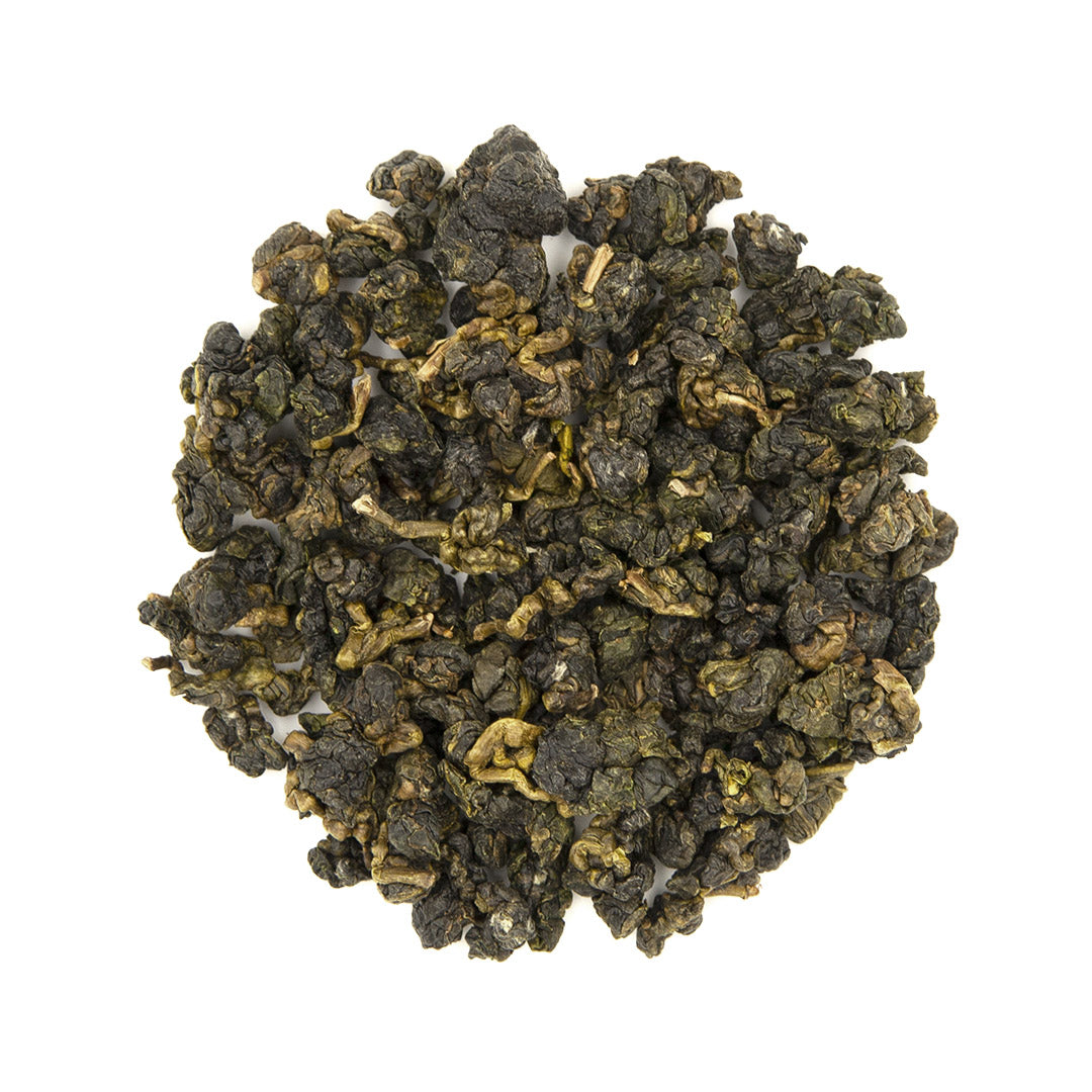 Eco-Cha Alishan High Mountain Oolong Tea, dry leaves