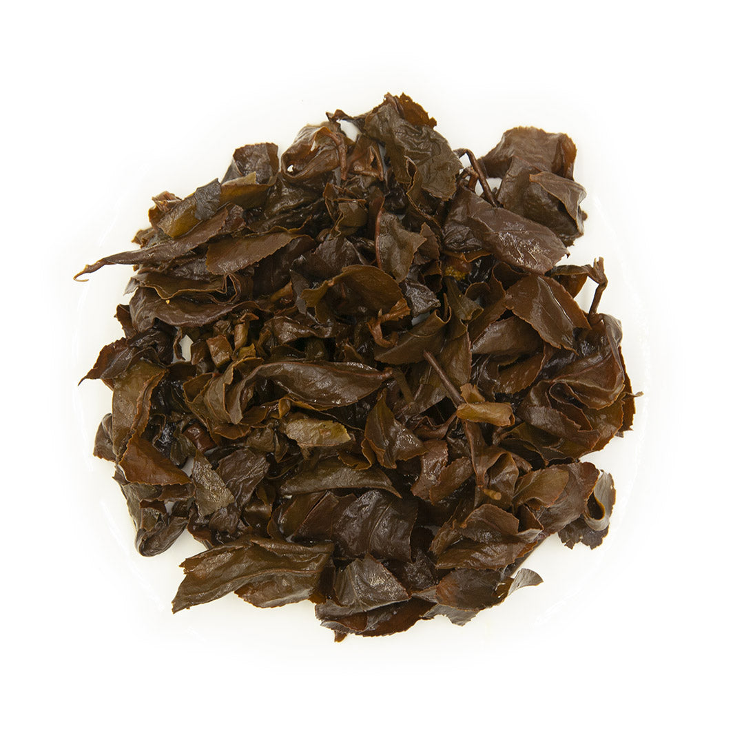 Eco-Farmed GABA Oolong Tea, wet leaves