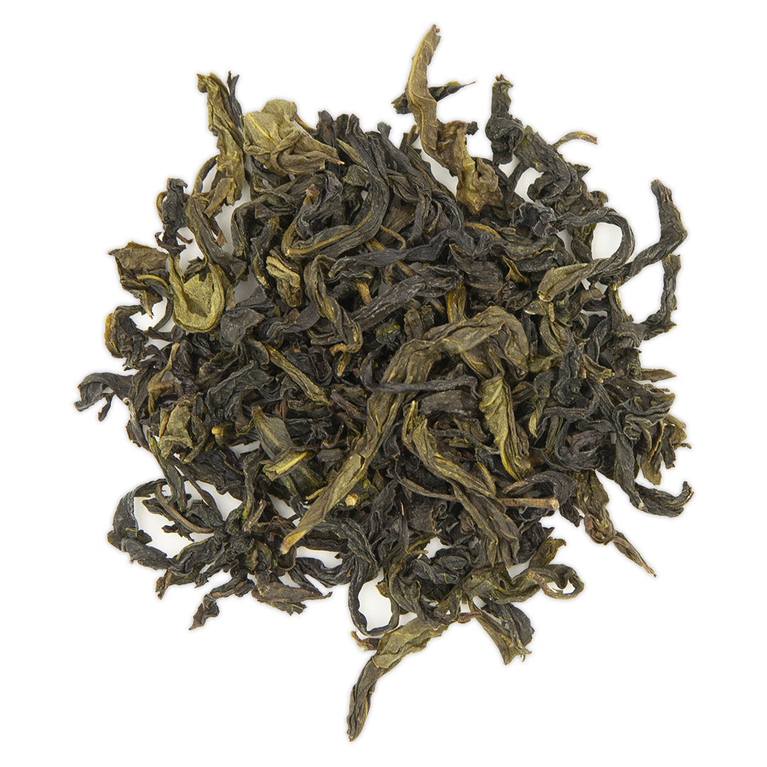 Wenshan Baozhong Tea, dry leaves top view