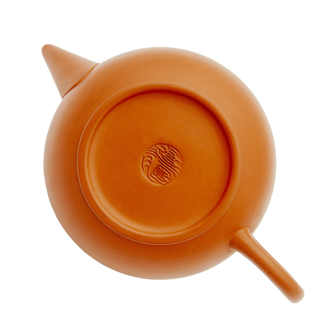 Clay teapot, bottom view
