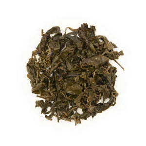 Dong Ding Oolong Tea, wet leaves