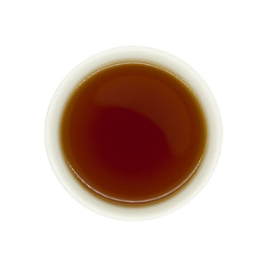 Red Jade Black Tea, brewed tea top view