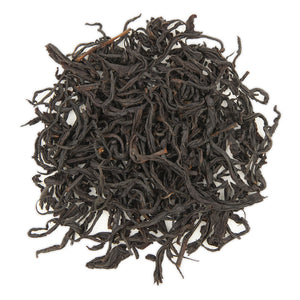 Red Jade Black Tea, dry leaves top view