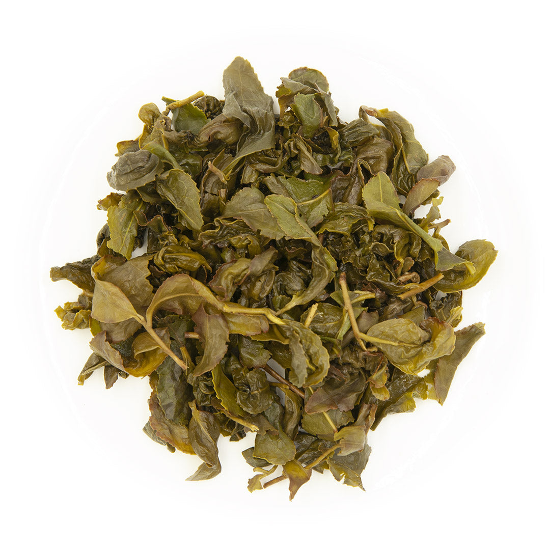 Tsui Yu Oolong Tea, wet leaves
