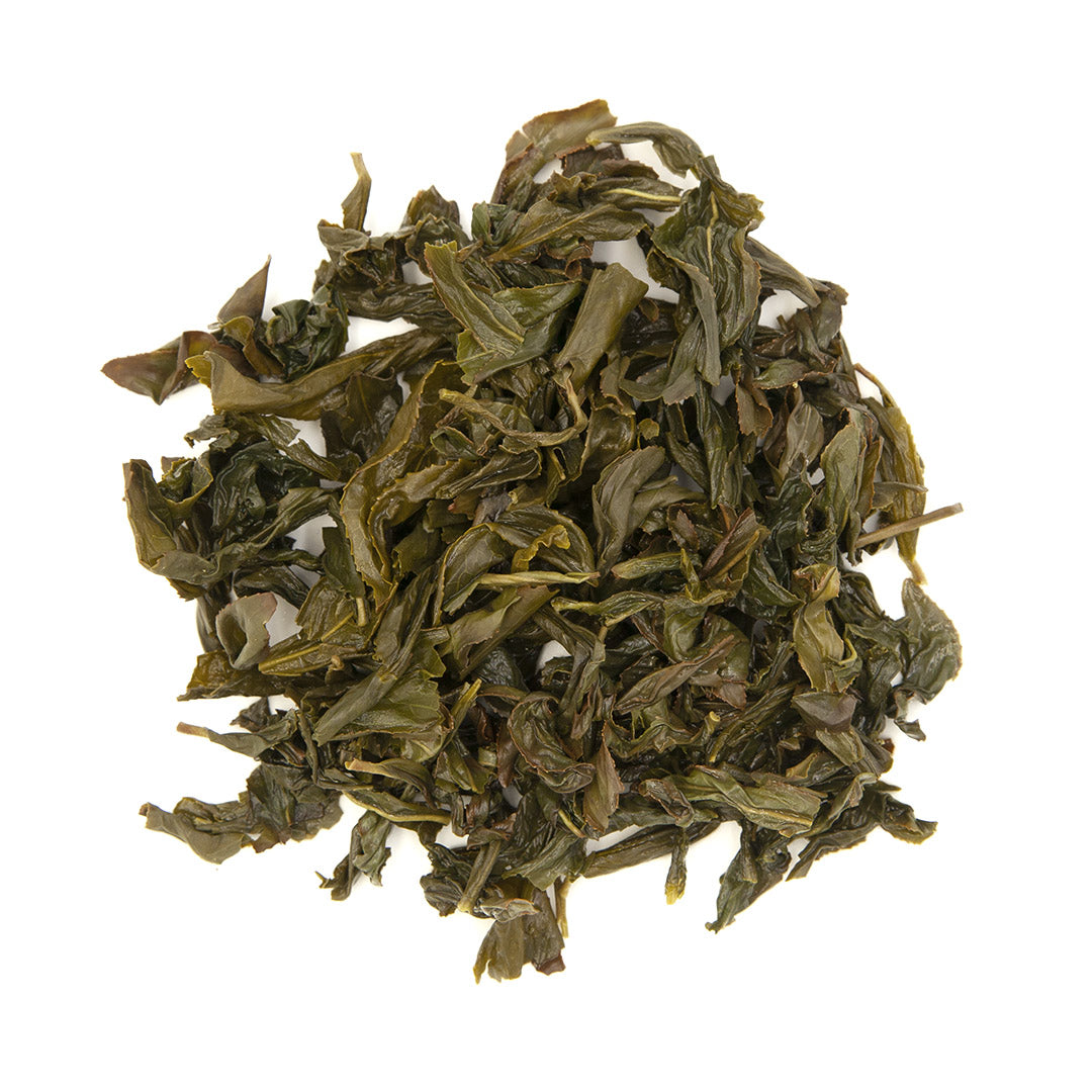 Wenshan Baozhong Tea, wet leaves