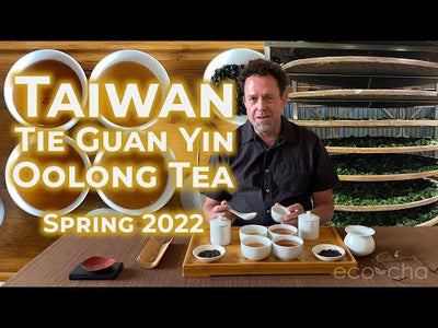 Video comparing the spring and winter harvest of Taiwan Tie Guan Yin Oolong Tea.